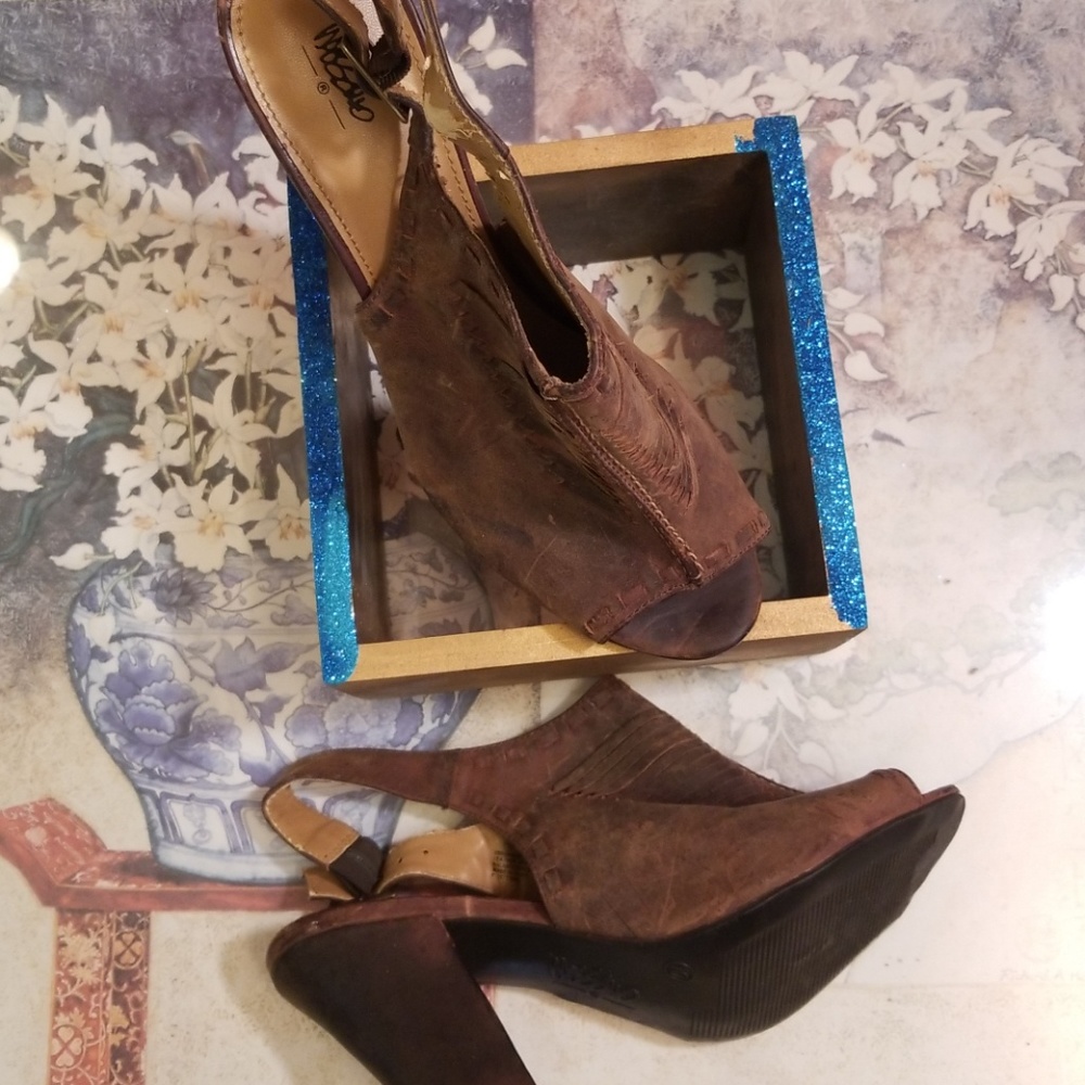 *Firm*Mossimo Sling Back heels Sz 10 - Picture 2 of 5